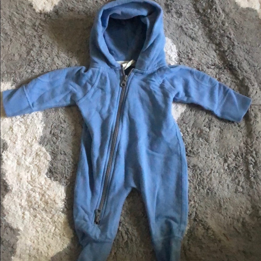 Sapling Child Zipper Hooded Outfit